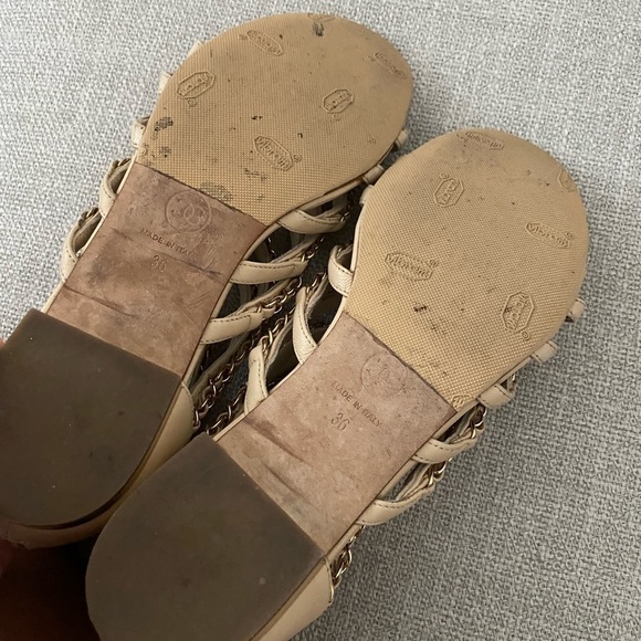 Chanel chain gladiator sandals - Picture 7 of 10